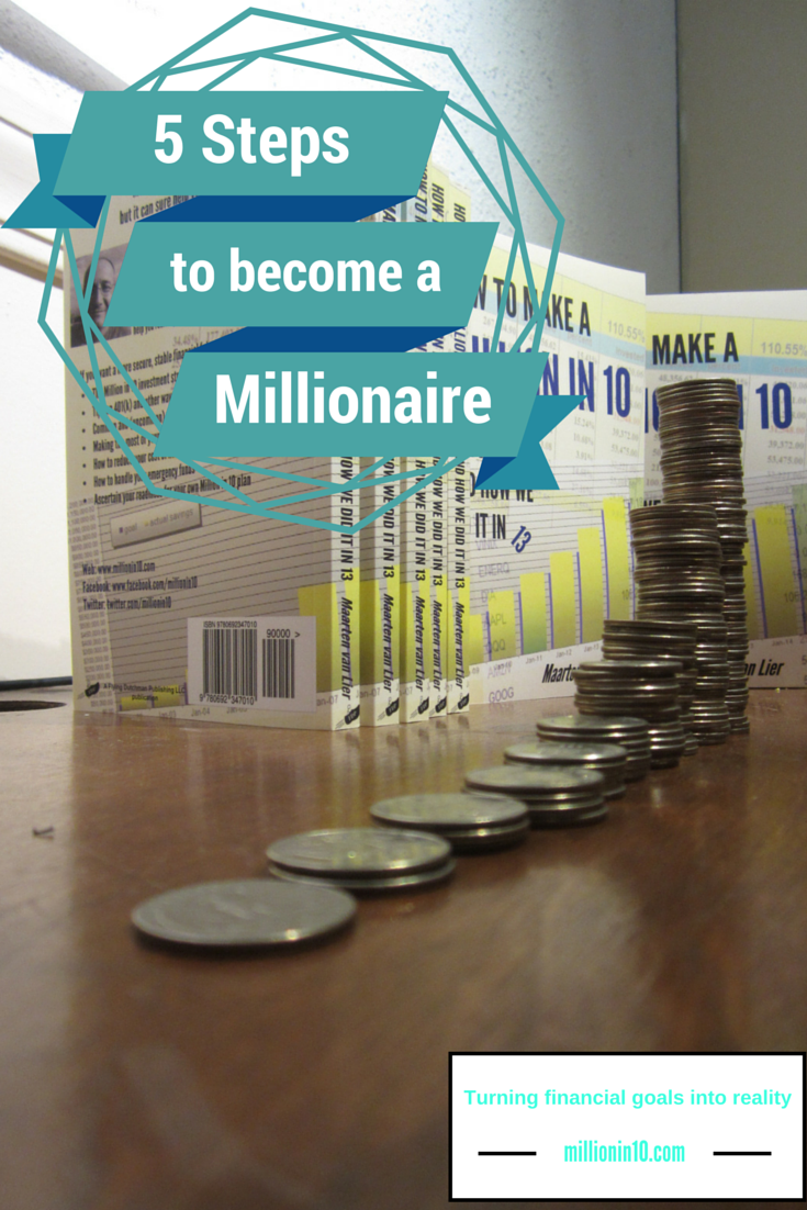 steps to become millionaire in 5 years